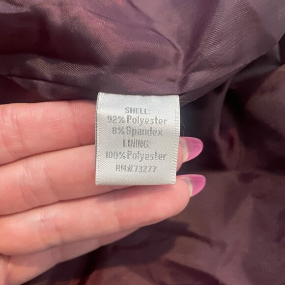 Lauren Conrad Runway Velvet Open Front Blazer - Size 4 - Picture 8 of 9